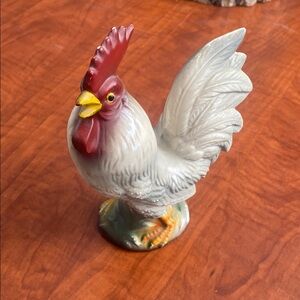 Ceramic Rooster Figurine